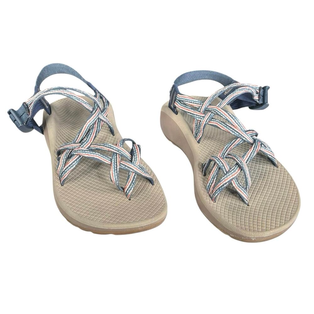 Chaco Women’s Z Cloud Tan Strappy hiking Trail Sandals Size US 9 - Picture 5 of 10